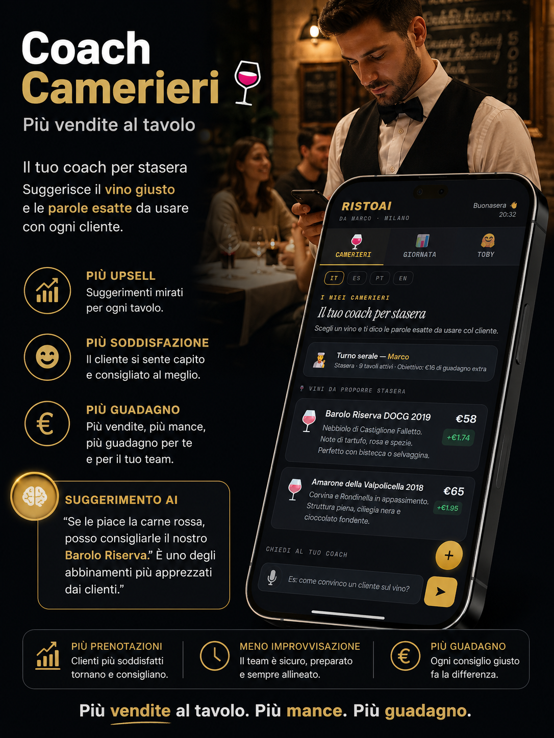 Coach camerieri